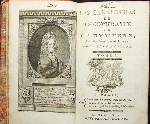 Les Caractères de Théophraste et de La Bruyère, avec des Notes par M